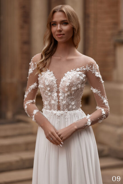 Rochie de mireasa stil grecesc Bellara 09-1-scaled