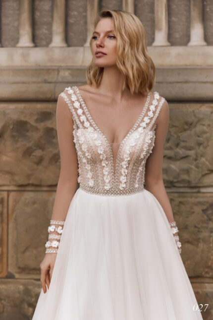 Rochie de mireasa tip A-line Bellara 027-3-scaled