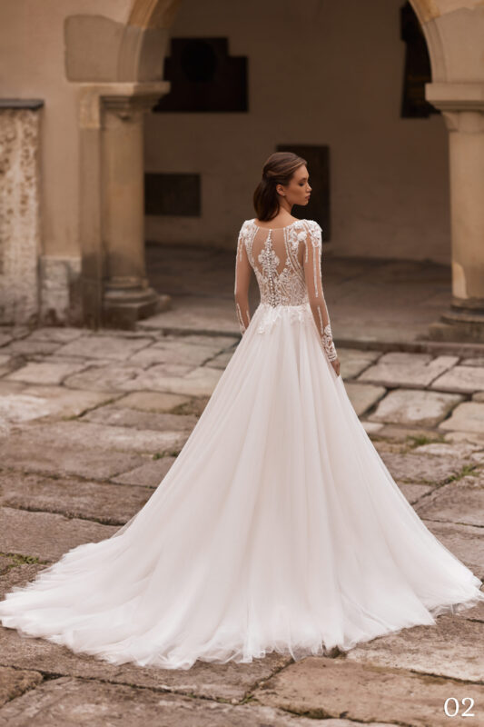 Rochie de mireasa tip A-line Bellara 02_1-scaled