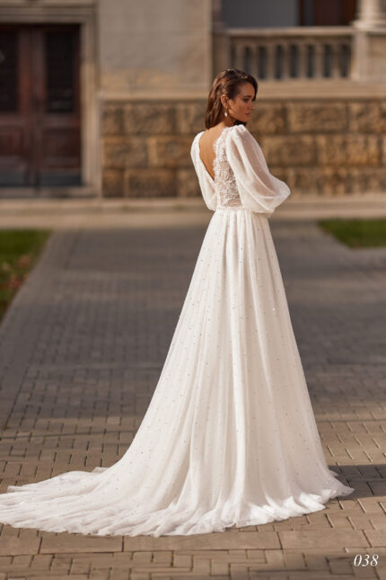 Rochie de mireasa tip A-line Bellara 038-1-1