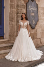 Rochie de mireasa tip A-line Bellara 047-2-scaled