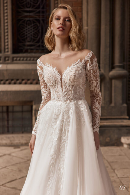 Rochie de mireasa tip A-line Bellara 05-1-scaled