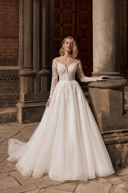 Rochie de mireasa tip A-line Bellara 05-2-scaled