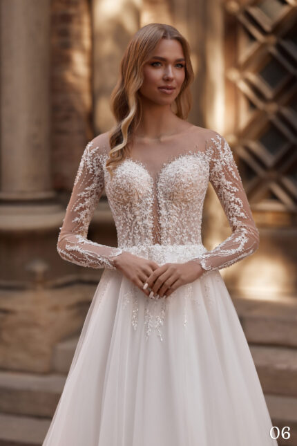 Rochie de mireasa tip A-line Bellara 06_2-scaled