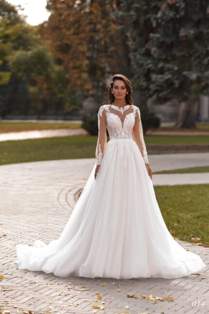 Rochie de mireasa tip printesa Bellara 014-2-scaled
