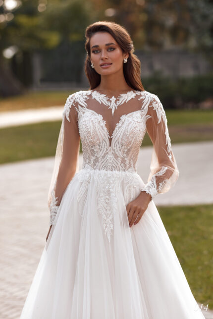 Rochie de mireasa tip printesa Bellara 014-3-scaled