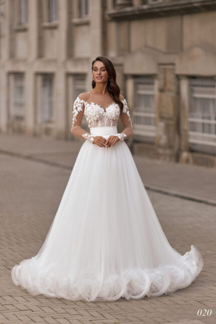 Rochie de mireasa tip printesa Bellara 020-2-scaled