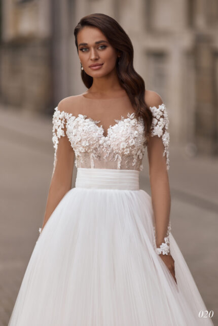 Rochie de mireasa tip printesa Bellara 020-3-scaled