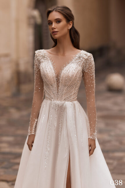 Rochie de mireasa tip printesa Bellara 038-3-scaled