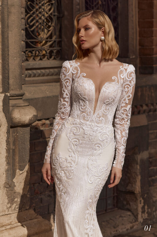 Rochie de mireasa tip sirena Bellara 01-3-scaled