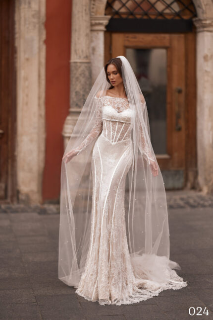 Rochie de mireasa tip sirena Bellara 024-2-scaled