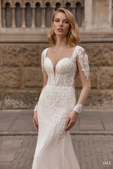 Rochie de mireasa tip sirena Bellara 043-3-1