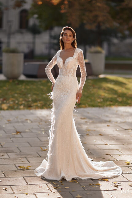 Rochie de mireasa tip sirena Bellara 045-2-1