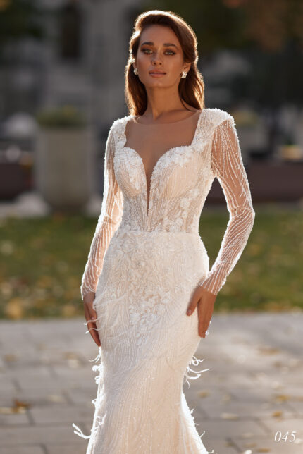 Rochie de mireasa tip sirena Bellara 045-3-1