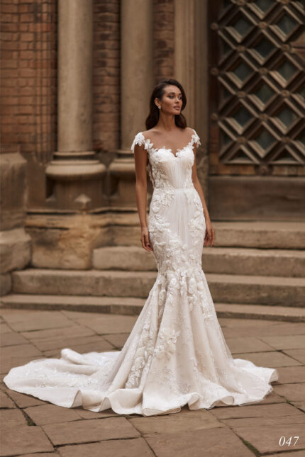 Rochie de mireasa tip sirena Bellara 047-2-2