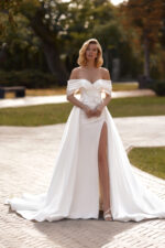 Rochie de mireasa tip sirena cu trena Bellara 015-2-scaled
