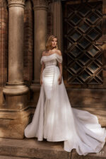 Rochie de mireasa tip sirena cu trena Bellara 017-1-scaled