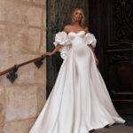 Rochie de mireasa tip sirena cu trena Bellara 025-1-scaled
