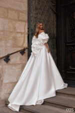 Rochie de mireasa tip sirena cu trena Bellara 025-4-scaled