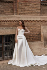 Rochie de mireasa tip sirena cu trena Bellara 04-4-scaled