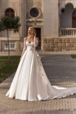 Rochie de mireasa tip sirena cu trena Bellara 09-5-scaled