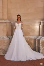Rochie de mireasa tip A-line Bellara 011