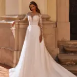 Rochie de mireasa tip A-line Bellara 015