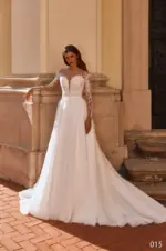Rochie de mireasa tip A-line Bellara 015