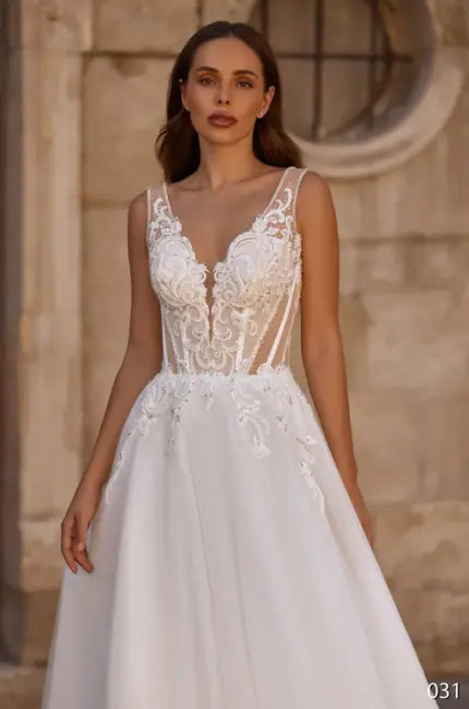 Rochie de mireasa tip A-line Bellara 031