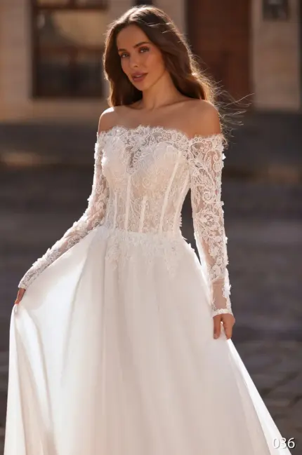 Rochie de mireasa tip A-line Bellara 036_2