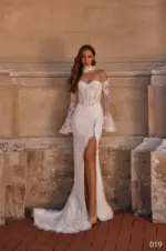 Rochie de mireasa tip sirena Bellara 019