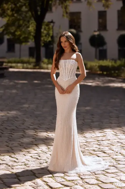 Rochie de mireasa tip sirena Bellara 024