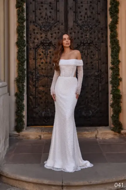 Rochie de mireasa tip sirena Bellara 041
