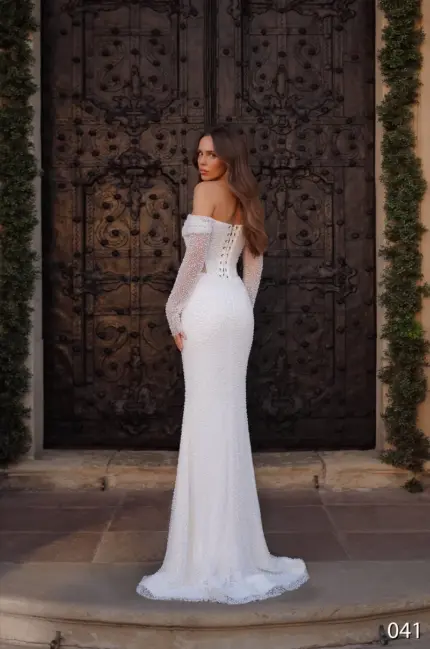 Rochie de mireasa tip sirena Bellara 041_2