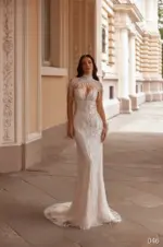 Rochie de mireasa tip sirena Bellara 046
