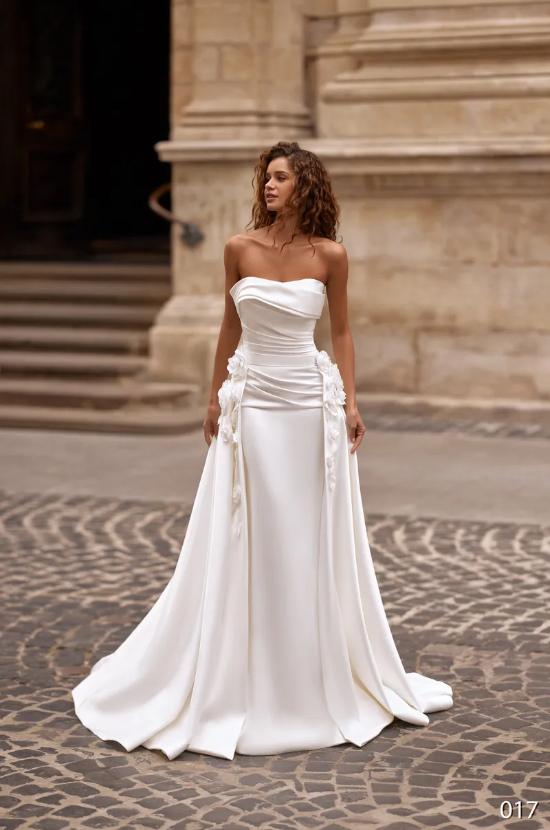 Rochie de mireasa tip sirena cu trena Bellara 017_2
