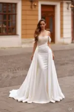 Rochie de mireasa tip sirena cu trena Bellara 04_1