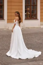 Rochie de mireasa tip sirena cu trena Bellara 04_2